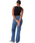 Фото #5 товара Women's Curvy Stretch Straight Jeans