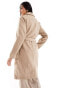 Фото #4 товара ONLY belted coat in greige