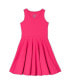 Girls Fair Trade Organic Cotton Solid Sleeveless Twirl Dress
