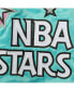 Men's Teal Big and Tall 1996 NBA All-Star Game Hardwood Classics Satin Full-Snap Jacket