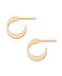 ფოტო #2 პროდუქტის Natalie "14k Gold" Vermeil Hoops