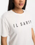 Фото #4 товара Il Sarto logo raglan t shirt in white