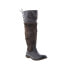 Фото #3 товара Roan by Bed Stu Natty F858037 Womens Gray Leather Lace Up Knee High Boots