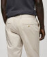 Men's Slim-Fit Cotton Pleated Pants