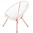 Фото #1 товара Садовое кресло Acapulco 73 x 80 x 85 cm Красный Белый ротанг