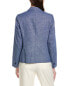 Anne Klein Notch Collar Linen-Blend Jacket Women's