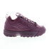 Фото #1 товара Fila Disruptor II Premium 5XM01807-500 Womens Purple Lifestyle Sneakers Shoes 5