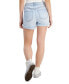 ფოტო #2 პროდუქტის Juniors' Ultra High-Rise Frayed Shorts