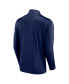 ფოტო #3 პროდუქტის Men's Navy New England Patriots Underdog Quarter-Zip Jacket