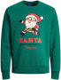 Фото #1 товара Спортивный свитшот Jack & Jones JORXMAS Standard Fit 12247523 Alpine Green