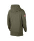 ფოტო #3 პროდუქტის Men's Olive Michigan Wolverines Military-Inspired Pack Long Sleeve Hoodie T-shirt