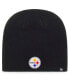 Men's Black Pittsburgh Steelers Primary Logo Knit Beanie