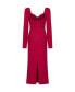 ფოტო #5 პროდუქტის Women's Cut-Out Midi Dress