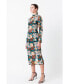 ფოტო #2 პროდუქტის Women's Floral Embroidered Midi Dress