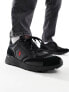 Фото #1 товара Polo Ralph Lauren Trackster 200 trainer with red logo in black