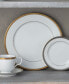 Фото #11 товара Charlotta Gold Set of 4 Dinner Plates, Service For 4