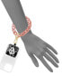 Women's Pink Plastic Acetate Chain Link Wrist Strap designed for Smart Phones