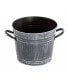 Фото #2 товара Gardener Select Metal Bucket Planter Black 8"