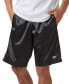 Men's Regular-Fit Mesh-Panel Satin Basketball Shorts