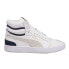 Фото #1 товара Puma Majesty Mid High Top Mens White Sneakers Casual Shoes 39610203