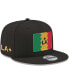 Фото #1 товара Бейсболка с застежкой LA Galaxy черного цвета New Era Hat 9FIFTY Snapback для мужчин
