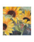 Фото #1 товара Sandra Iafrate Sunflowers in Watercolor II Canvas Art - 15" x 20"