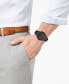 ფოტო #3 პროდუქტის Men's Black Stainless Steel Bracelet Watch 42mm