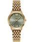 ფოტო #1 პროდუქტის Women's Classic Swirl Gold-Tone Stainless Steel Watch 32mm