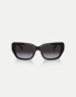 Фото #3 товара Ralph Ra5292 Rectangle Sunglasses in Black with Grey lens