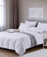 Premium Hypoallergenic White Down Lyocell Cotton Blend Comforter, Full/Queen