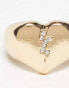 Фото #4 товара WTFW electric heartbreak signet ring in gold