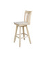 Фото #3 товара Высокий стул для бара International Concepts San Remo с вращением и автоматическим возвратом