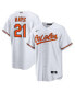 ფოტო #1 პროდუქტის Men's Austin Hays White Baltimore Orioles Replica Player Jersey