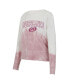 ფოტო #2 პროდუქტის Women's Pink/White Carolina Hurricanes Orchard Tie-Dye Long Sleeve T-Shirt