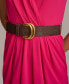 ფოტო #5 პროდუქტის Donna Karan Women's Belted Sheath Dress