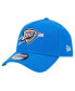 Фото #1 товара Men's Blue Oklahoma City Thunder A-Frame 9FORTY Adjustable Hat