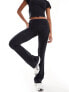 Фото #5 товара ASOS 4505 slim kick flare legging in soft touch fabric in black