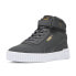 Puma Carina 2.0 Lux High Top Womens Grey Sneakers Casual Shoes 39123601 8 - фото #2