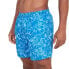 Фото #6 товара Плавательные шорты Zoggs 16´´ Синие со слева и право от цветочного и листового дизайна Ecodura™ из переработанного полиэстера 100% размера S.