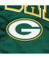 Men's Green Green Bay Packers Elliot Varsity Full-Snap Jacket