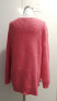 Charter Club Women's Scoop Neck Sweater Embellished Button Hem Pink XS