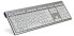 Фото #2 товара Logickeyboard SKB-AJPU-DE - Full-size (100%) - Wired - USB - QWERTZ - Aluminium - White