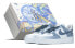 【定制球鞋】 Nike Air Force 1 Low 暑期 涂鸦 手绘喷绘 泼墨 纸飞机 特殊礼盒 低帮 板鞋 GS 蓝色 / Кроссовки Nike Air Force DH2920-111