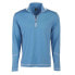 Фото #2 товара Page & Tuttle Coverstitch Heather Mock Neck Long Sleeve 14 Zip Pullover Top Mens