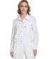Фото #1 товара Women's Long-Sleeve Button-Front Jacket