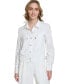 ფოტო #1 პროდუქტის Women's Long-Sleeve Button-Front Jacket