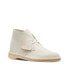 [26165799] Mens Clarks Originals Desert Boot 'Off White Suede'