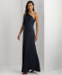 ფოტო #1 პროდუქტის Women's One-Shoulder Satin Gown