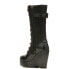 Фото #13 товара Harley-Davidson Celina 10" Lace Wedge D84732 Womens Black Motorcycle Boots