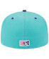 Фото #4 товара Men's Turquoise Louisville Bats Theme Nights Derby City Mint Juleps 59FIFTY Fitted Hat